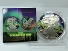 2024 "SOLAR STORM" American Silver Eagle Colorized 1 Oz .999 US Coin & COA #224