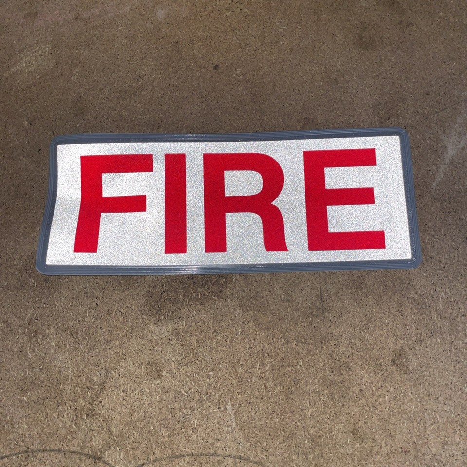 Fire / Fire And Rescue Service Reflective Identification Patches Fire ...