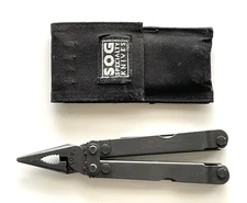 SOG PowerPlier Multi-Tool Black Nylon Sheath USA