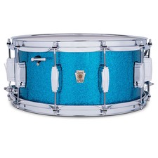 Ludwig Classic Maple Snare Drum - 14 x 6.5 in. Vintage Aqua Sparkle