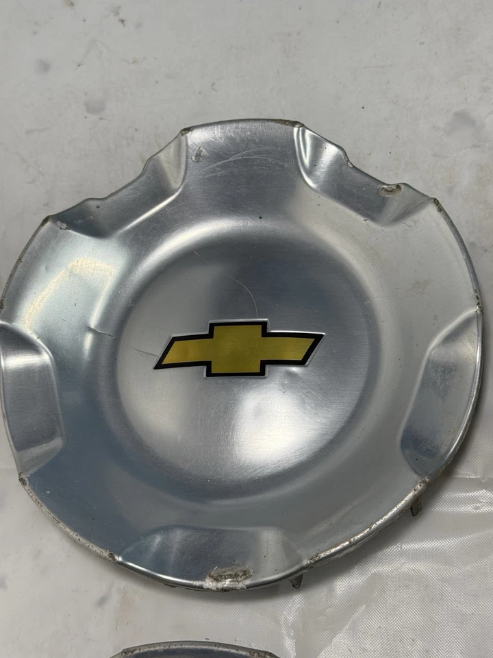 Chevy Avalanche Silverado 20" inch Wheel Rim Center Cap 4-Set Polished 05-14 OEM - Изображение 3 из 4