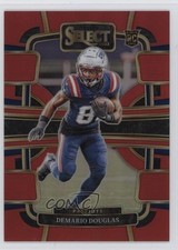 2023 Panini Select Concourse Red Prizm 7/99 Demario Douglas #68 13c1