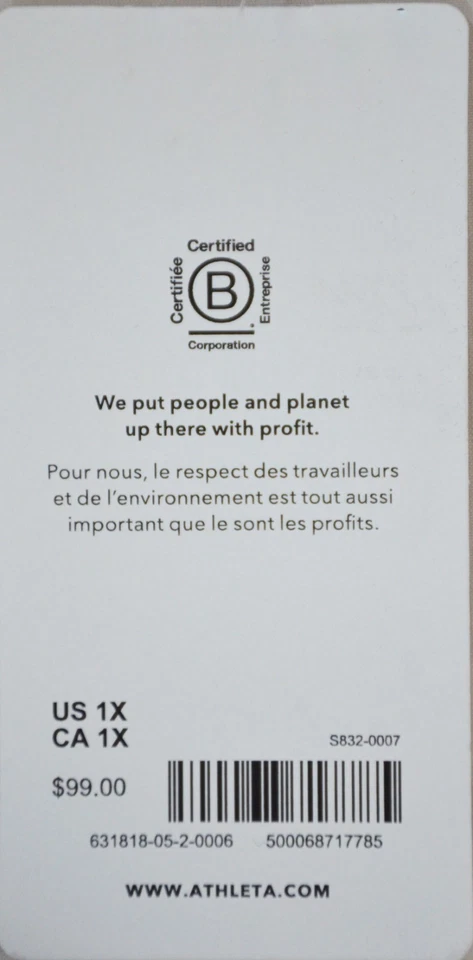 NWT $99 1X Plus Athleta Black Flurry Blizzard Rib Turtleneck Shirt Top #631818 - Image 4 of 4