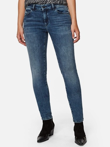 Jeans da donna Mavi pantaloni Sophie Mid-Rise, slim skinny Ash raso