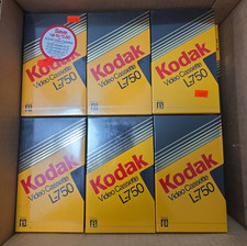 LOT OF 34 BLANK KODAK L-750 BETAMAX BETA TAPES NEW SEALED