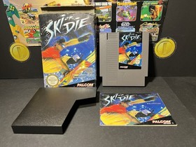 NINTENDO NES || SKI OR DIE IN OVP + SPIELEANLEITUNG || RETRO || MODUL ||