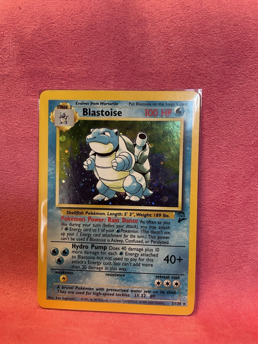 Blastoise Pokémon TCG Base Set 2 Individual Collectible Card Game