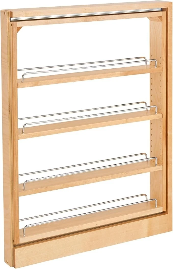 Rev-A-Shelf 3" Pullout Base Filler Cabinet Rack w/ Soft-close, 432-BFBBSC-3C