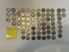 Kennedy Half Dollars Lot of 70 Circulated 1965-1969 Mixed Years 50C Coins