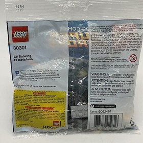 Lot of 4 LEGO 30301 Batwing, 30010 City, 30042 Atlantis 30705, Minecraft Polybag