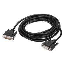 16.4ft DB15 Serial Cable 28AWG Shielded Male To Female Straight Through Cord