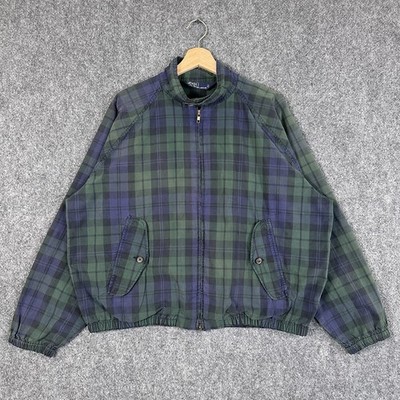 Vintage 80s 90s Polo Ralph Lauren Plaid Harrington Jacket Rare Sz Vintage 80s 90s Polo Ralph Lauren Plaid Harrington Jacket Rare Sz