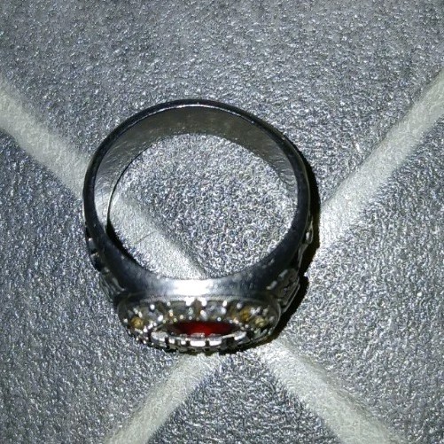 2012 CENTRAL HIGHSCHOOL CLASS RING W/ RED STONES … - image 2
