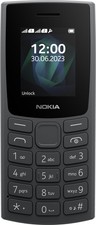 Nokia 105 2G Feature Phone with long-lasting battery, 12 hours of Charcoal