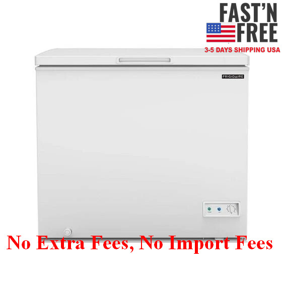 [US WAREHOUSE] Frigidaire 7.0 Cu. ft. Chest Freezer, EFRF7003, White, NEW USA