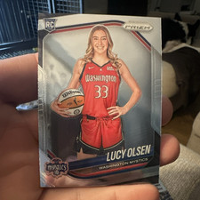 Panini 2025 Prizm WNBA Lucy Olsen Washington Mystics Rookie #145