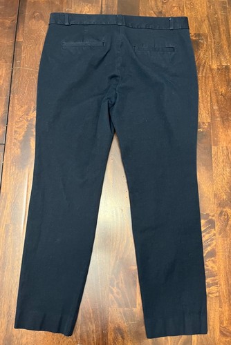 Banana Republic Sloan Curvy Fit Navy Blue Flat Front Pants Women’s Size 10 - Picture 2 of 4
