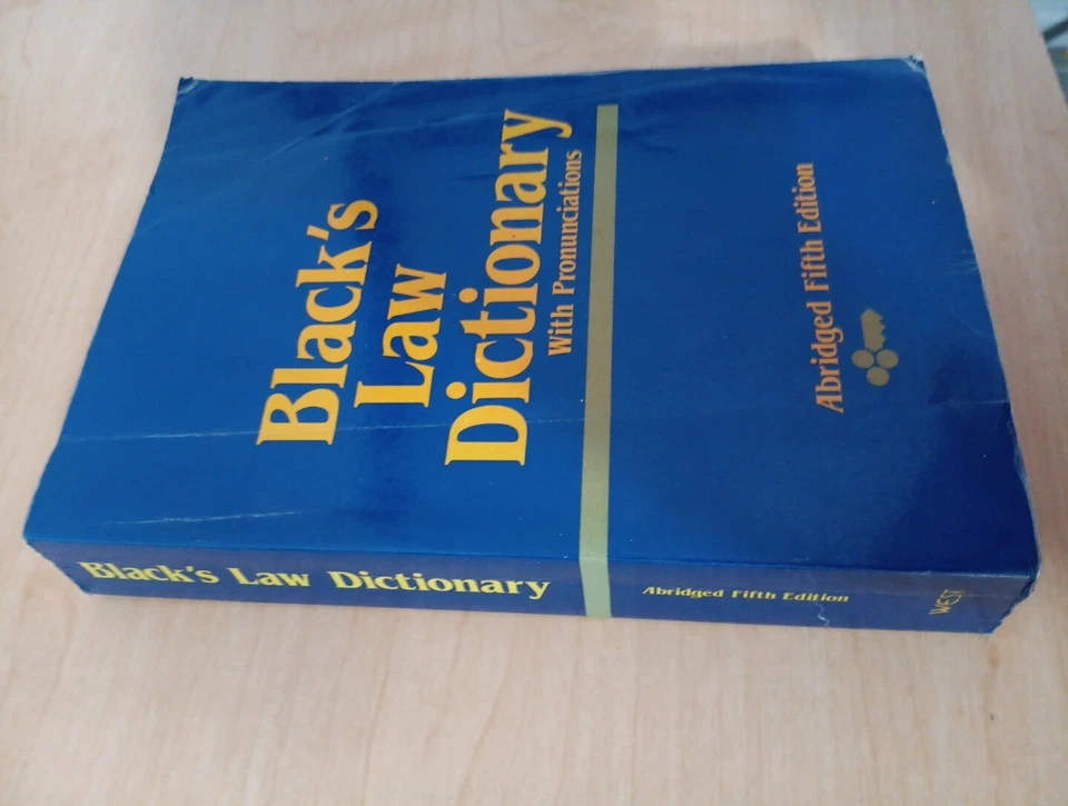 Vintage Black's Law Dictionary Abridged Fifth Edition 1983 Softcover Textbook - Image 2 of 4