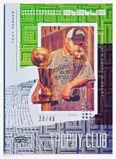 2019-20 Status Tony Parker Trophy Club Green Escher Squares #20 (20/49)