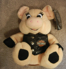 NEW/ TAGS, 1998 HARLEY DAVIDSON "RACHET" BEAN BAG PLUSH APPROX 5" TALL VINTAGE