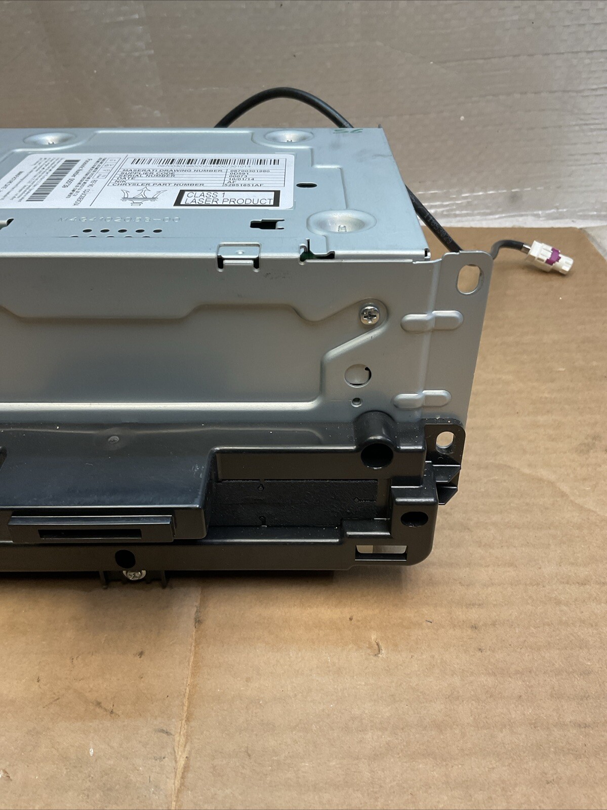 2014-2017 MASERATI QUATTROPORTE RADIO CD CHANGER PLAYER 06700301980 OEM