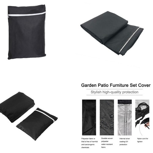 Outdoor Terrasse L Form Eck Sofa Abdeckung Möbel Wasserdicht Staubdicht - Bild 5 von 6