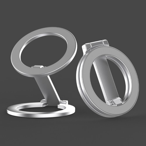 Mobile Stand Universal Mag-Safe Magnetic Kickstand Finger Ring Holder for Phone - Picture 13 of 14