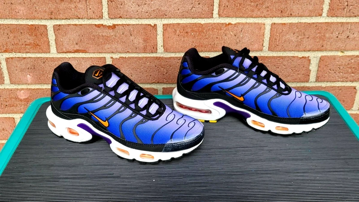 envidia Enriquecer paquete OG NIKE AIR MAX PLUS VOLTAGE PURPLE BLUE ORANGE BLACK Sz Men&#039;s 5.5  Women&#039;s Sz 7 | eBay