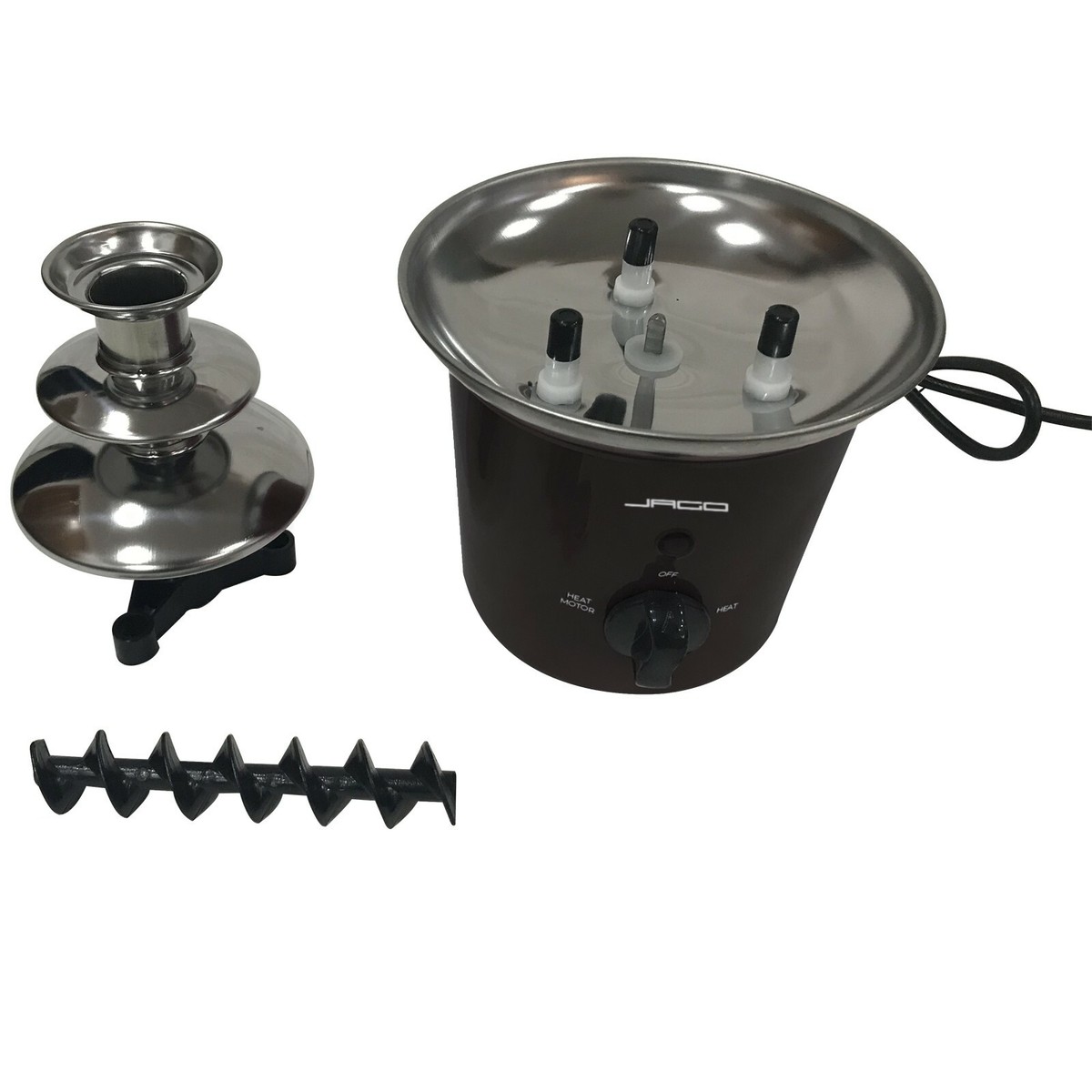 Fontana Di Cioccolato Jago 4 Livelli - Acciaio Inox, Capacità 1kg, Per Feste E Eventi - Foto 9