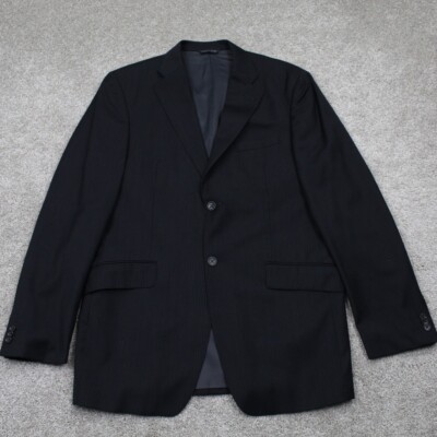 Banana Republic Blazer NWT Mens 44R Blue Mario Bellucci Italian Wool Slim Fit