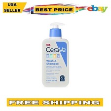 CeraVe Baby Wash  Shampoo, Tear-Free, Gentle, and Safe for Baby  s Skin