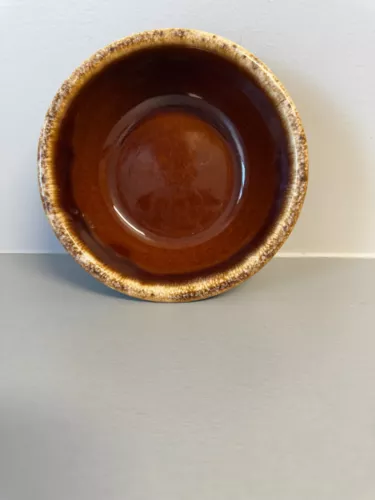 Hull Oven Proof Brown Drip Bowl 7" x 2.125" with lip edge