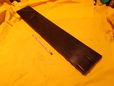 BLACK HDPE BAR polyethylene sheet machinable plastic stock 3/8'' x 4'' x 24'' LONG