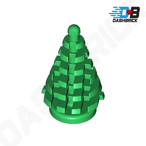 x10 Piezas LEGO® Genuinas - Pino Verde, Pequeño (Navidad, Jardín, Planta) 2435 Foto 2 de 3