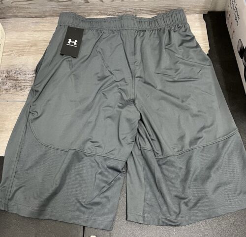 Under Armour UA Men's Raid 2.0 Shorts 1361511 Gray Tall Large Loose Fit
