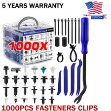 Car Retainer Clips Auto Fasteners Push Trim Clips Pin Rivet Bumper Kit 1000PCS