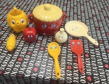 Meritus Industries Inc Pots and Pans Cooking Playset 1983 Vintage