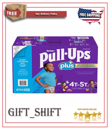 Original-Huggies Pull Ups Training Pants For Boys Size 4T - 5T