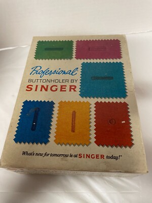 VTG 1973 Singer Professional Buttonholer for Slant Needle Zig Zag Machines EUC