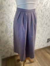 Vintage Dalton Purple Wool Skirt Size 6 USA Flare