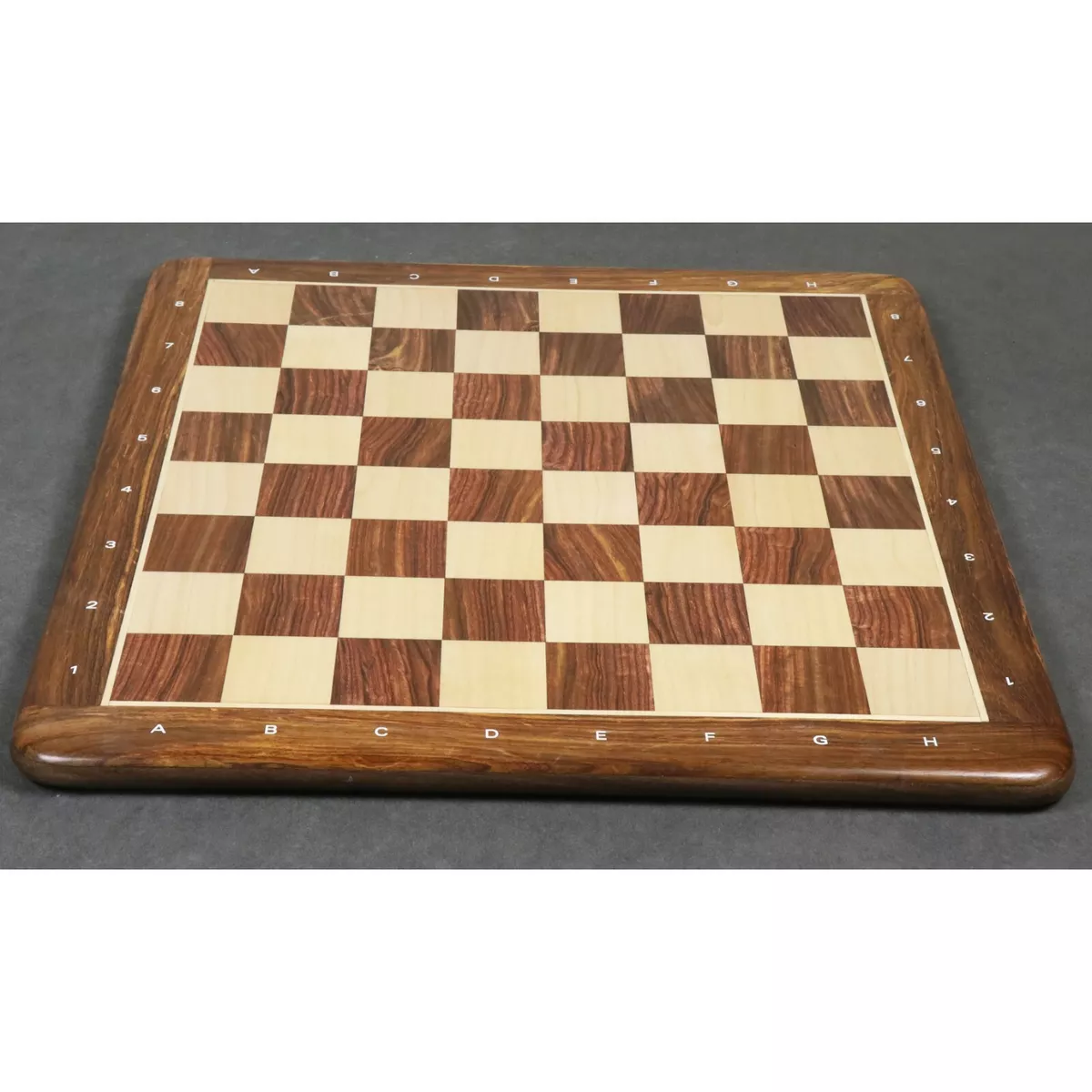 20 Golden Rosewood & Maple Wooden Inlaid Chess Board for Travel –  royalchessmall