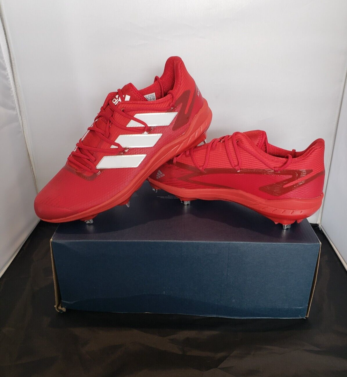 Adidas Adizero Afterburner Metal Baseball Cleats Mens SZ  display picture 1