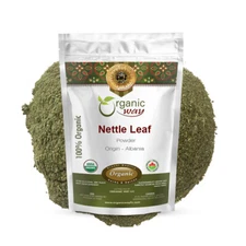 Organic Way Nettle Leaf Powder - Herbal Tea | Organic, Kosher & USDA Certified