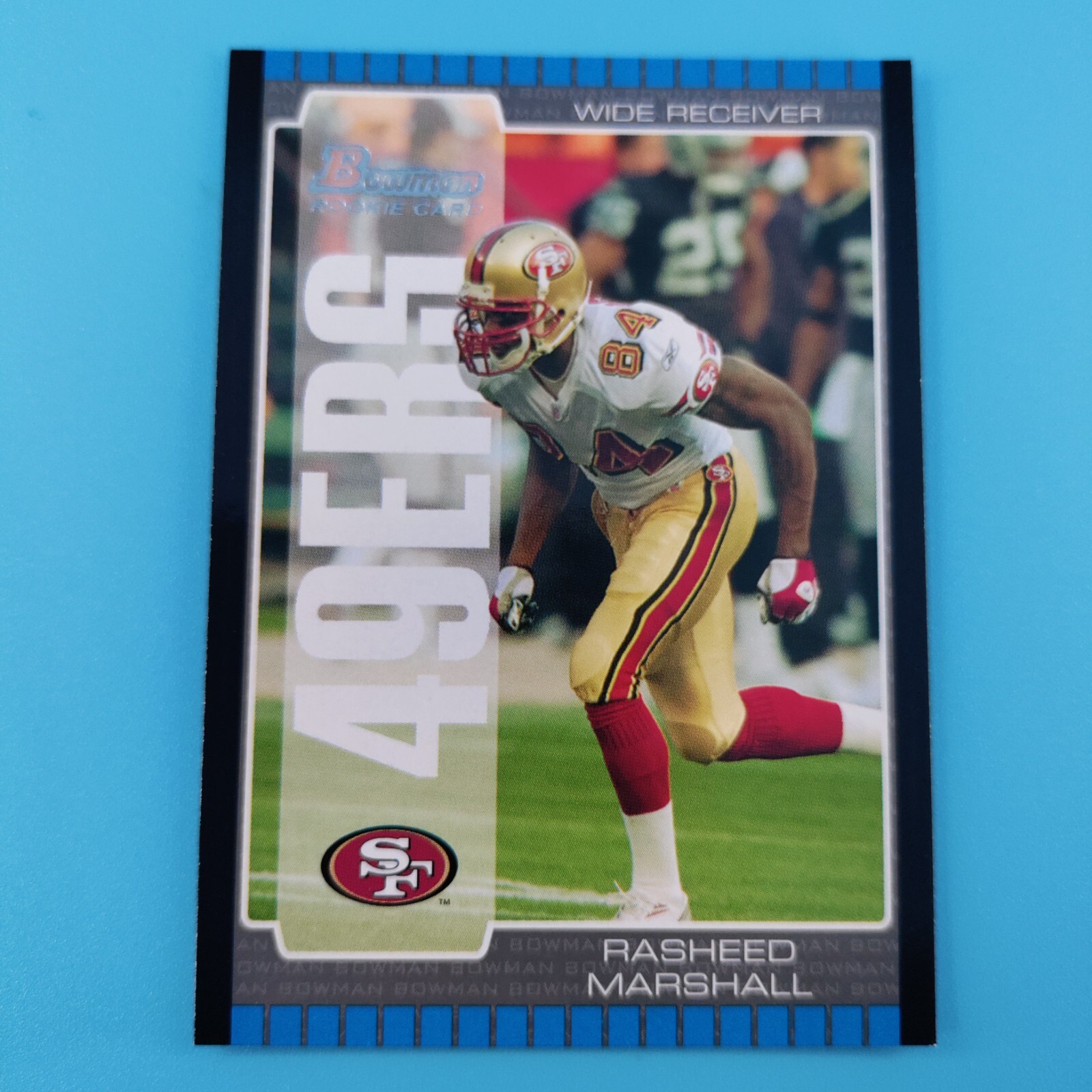 2005 Bowman Rookie Card #185 Rasheed Marshall San Francisco 49ers ROOKIE