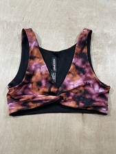 Victorias Secret PINK Sport Ultimate Unlined Tie-Dye Reversible Sports Bra Sz S