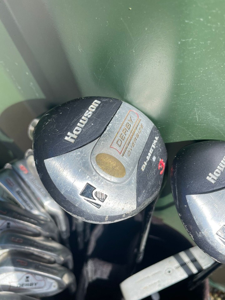 Full Set R/H Howson Derby Golf Clubs & Matching Bag Graphite Shafts eBay