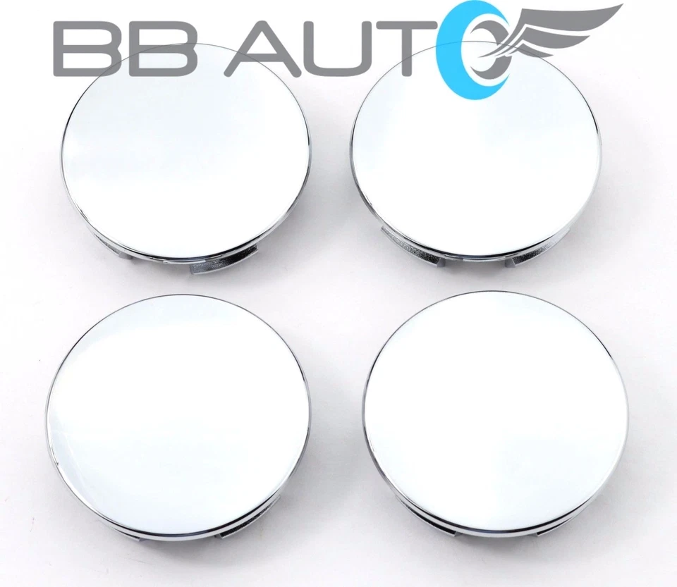 NEW 2.25" CHROME WHEEL HUB CENTER CAPS SET 2115 2157 FOR CHRYSLER 300 M 300M LHS - Image 2 of 4