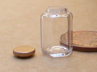 1:12 Hexagonal Glass Storage Jar Dolls House Miniature Kitchen Accessory Mg1l 1:12 Hexagonal Glass Storage Jar Dolls House Miniature Kitchen Accessory Mg1l