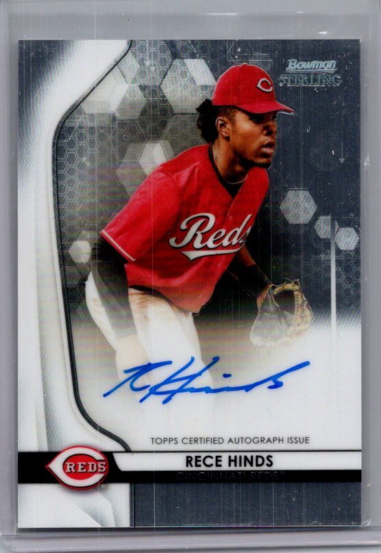2020 Bowman Sterling #BSPA-RH Rece Hinds Prospect Autographs