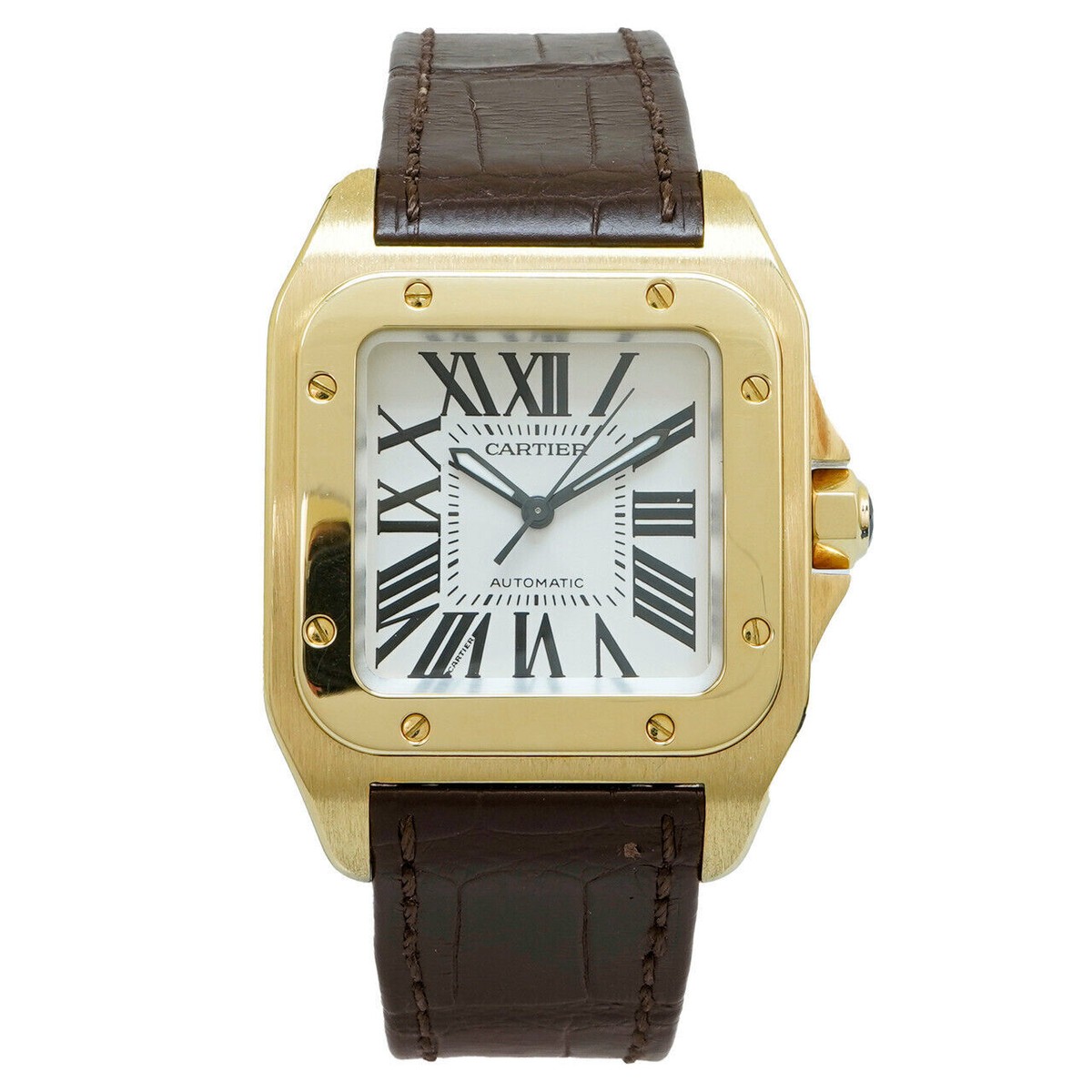 Cartier Santos - 38 mm, Yellow Gold | eBay